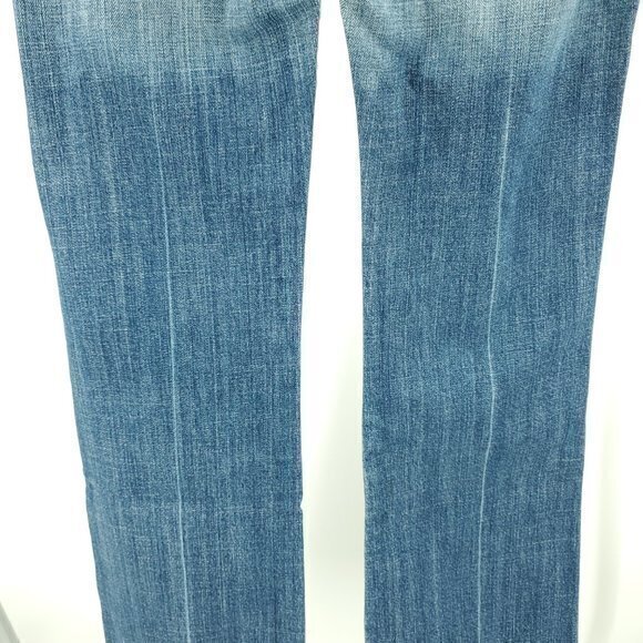 7 For All Mankind Blue Boot Cut Jeans A pocket. Too big for me. - Picture 11 of 15
